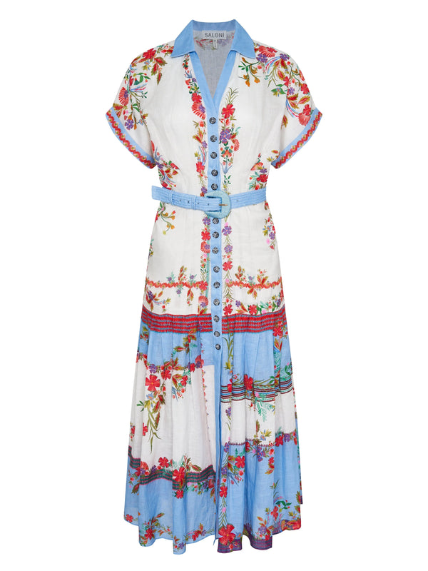 Riya-B Dress in Zinnia Grove