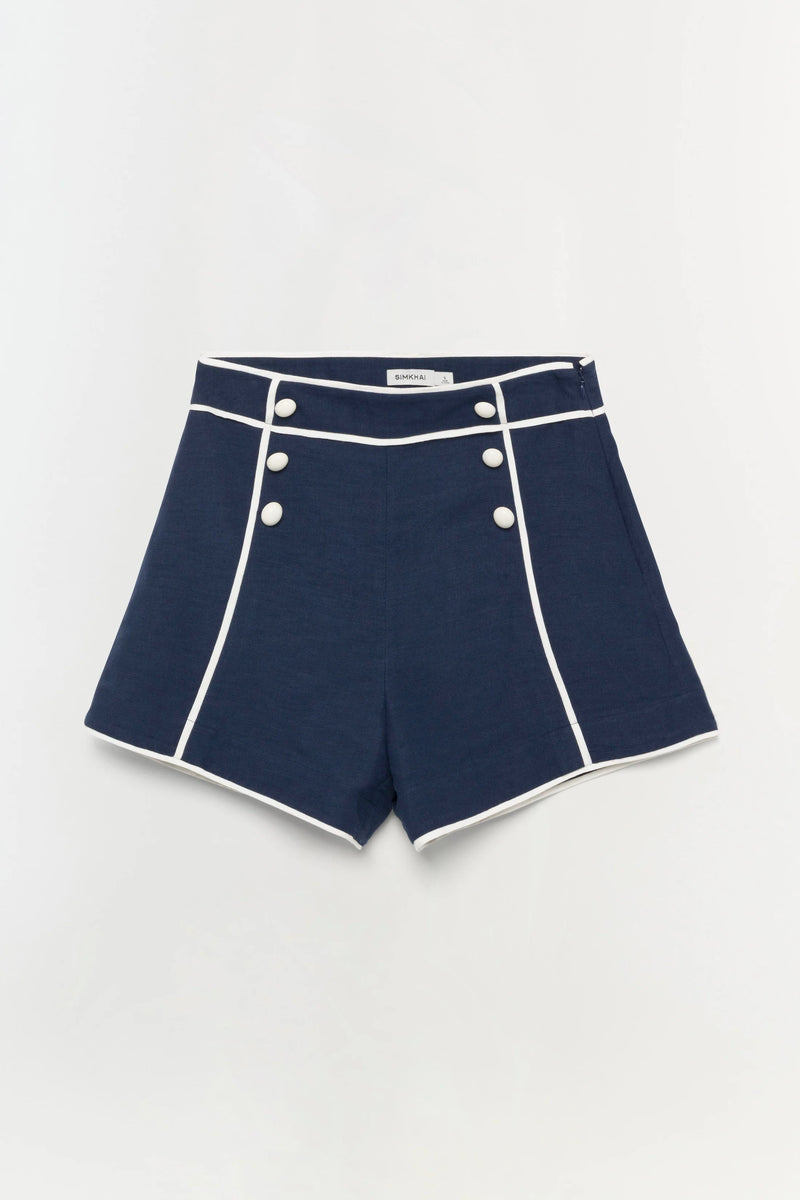 Crosby Sailor Front Short in Midnight