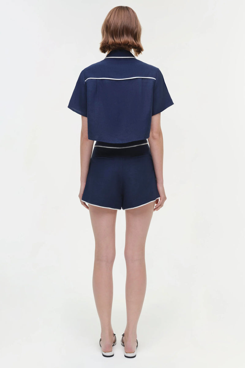 Crosby Sailor Front Short in Midnight