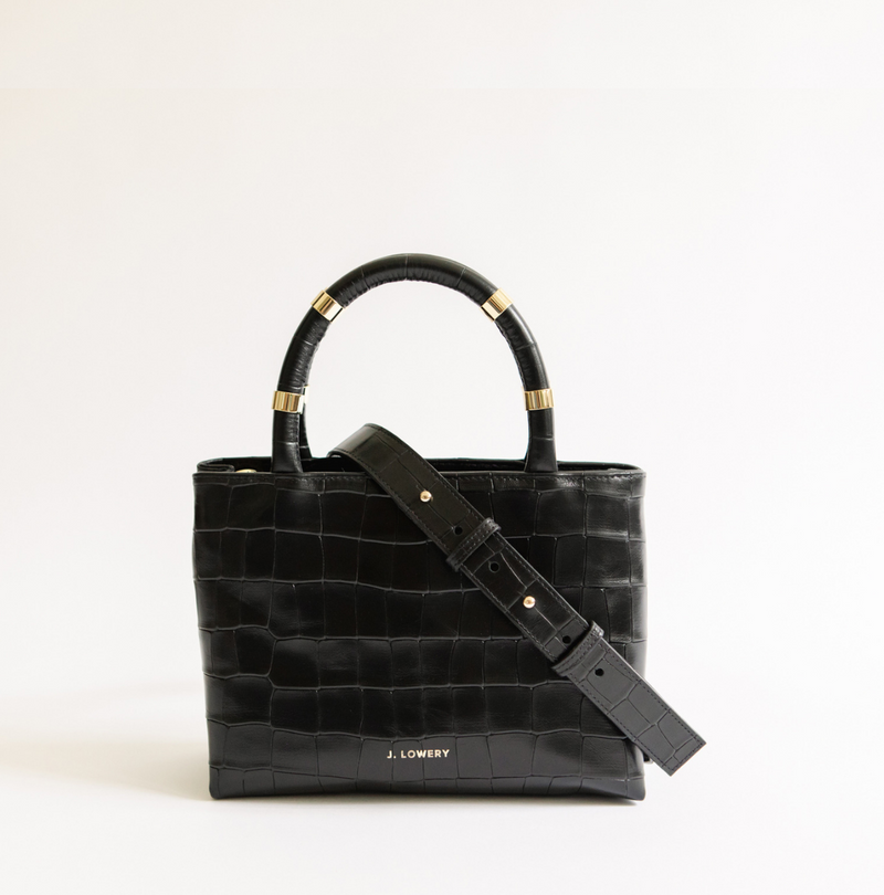 William Tote in Black Croc