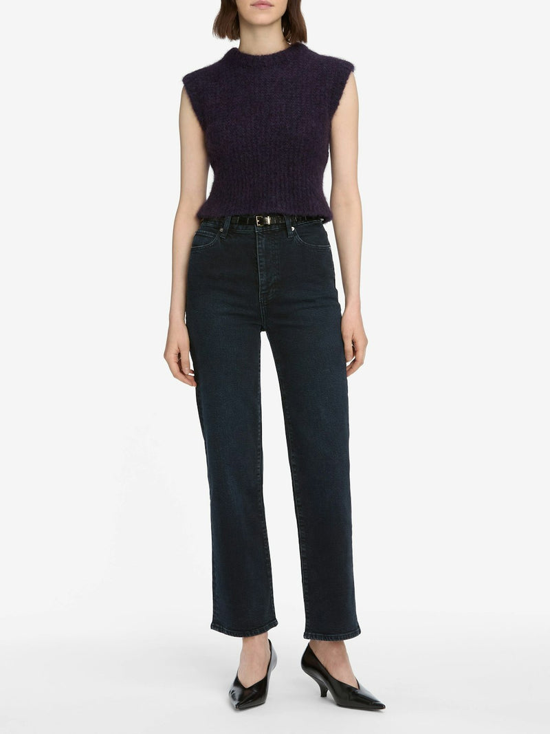 Plush Vest in Royal Purple