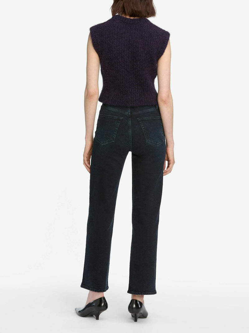 Plush Vest in Royal Purple