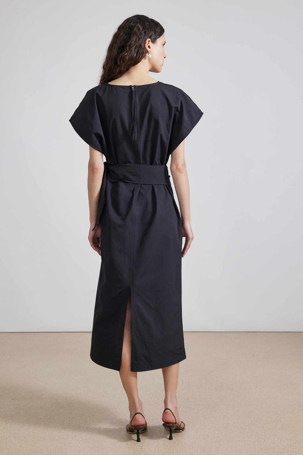 Yambica Tie Dress in Black