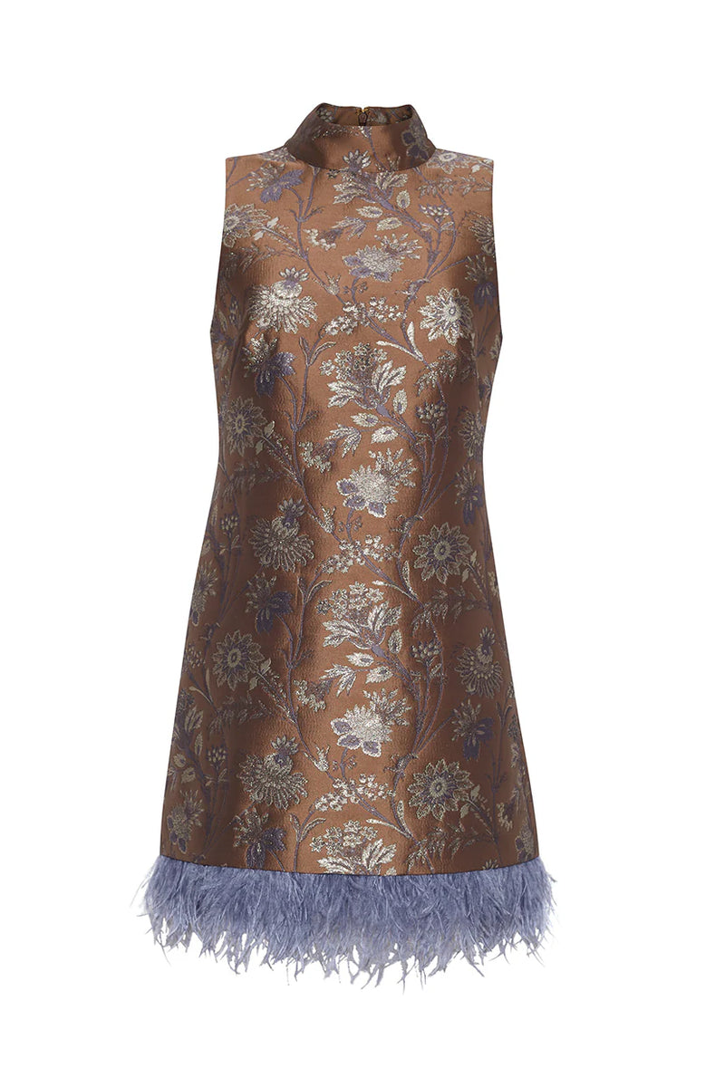 Tay Dress in Jacquard Garden