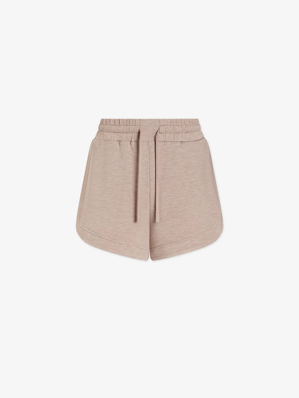 Ollie High Rise Short 3.5" in Taupe Marl