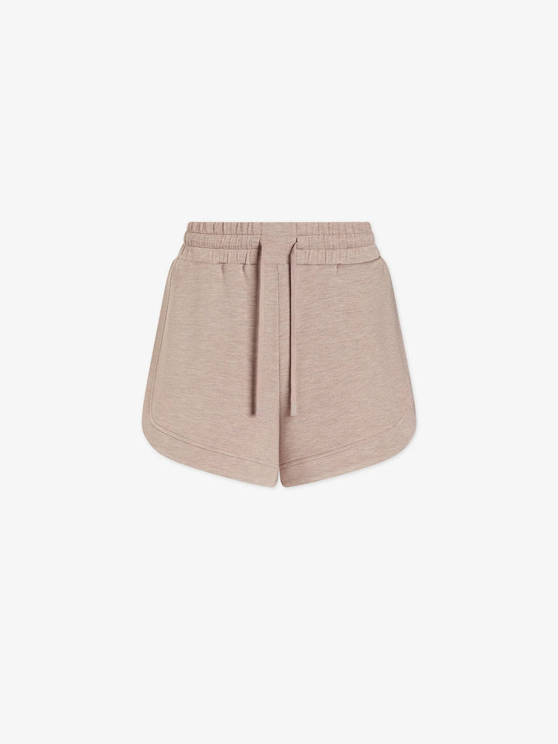 Ollie High Rise Short 3.5" in Taupe Marl