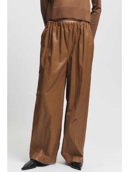 Jakob Pull On Pant in Cognac