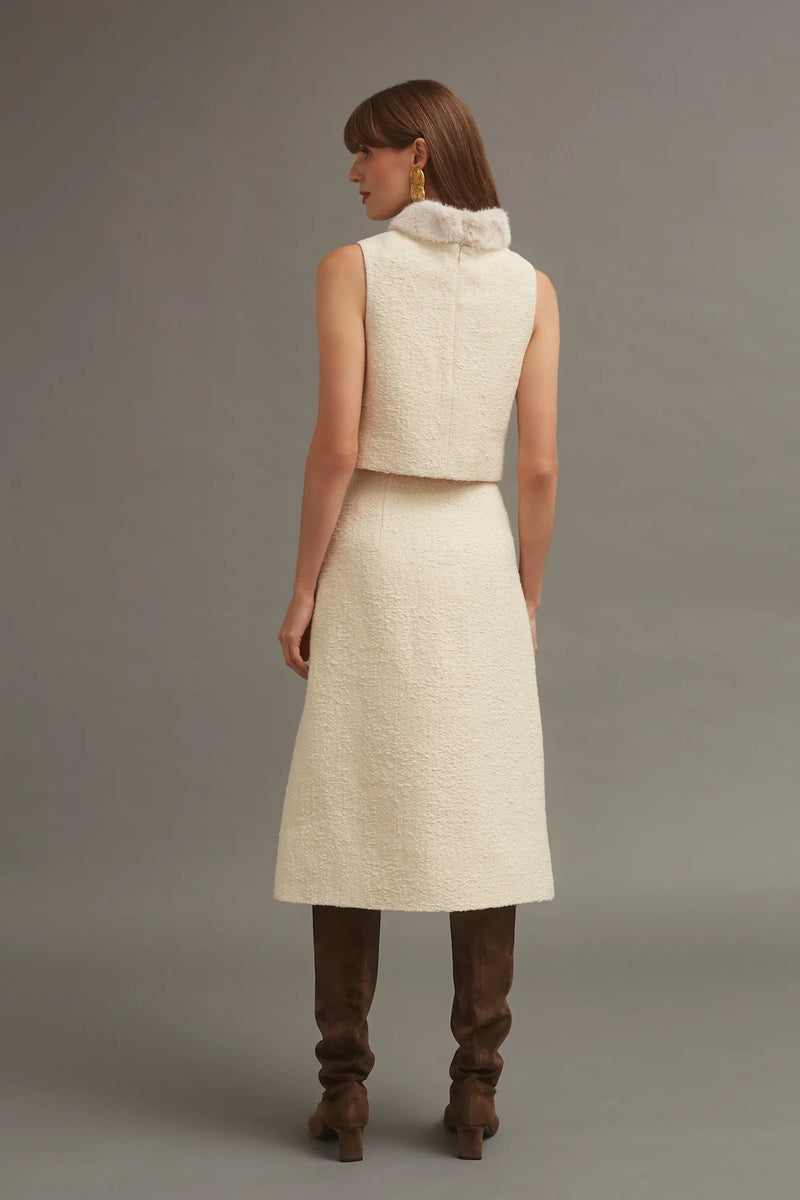 Gina Top in Cloud Tweed