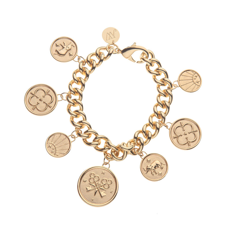 Lucky Lost Treasure Coin Bracelet