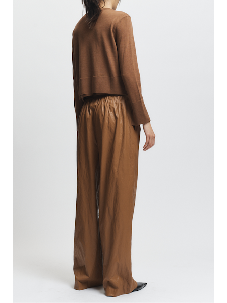 Jakob Pull On Pant in Cognac