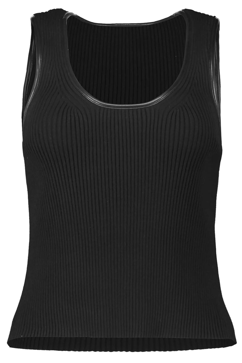 Cobain Tank Top in Black