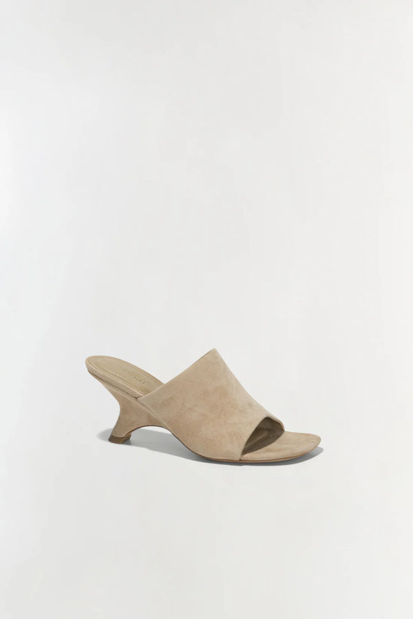 Shadow Mule Suede Sandal in Desert