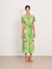 Vicki Dress in Lilia Chevron Plmt