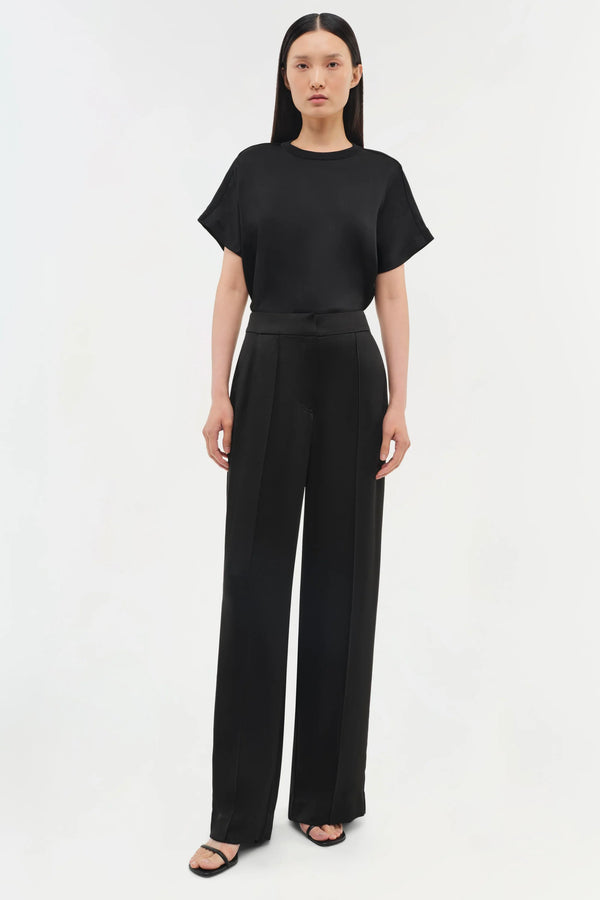 Kyra Wide Leg Pant in Midnight