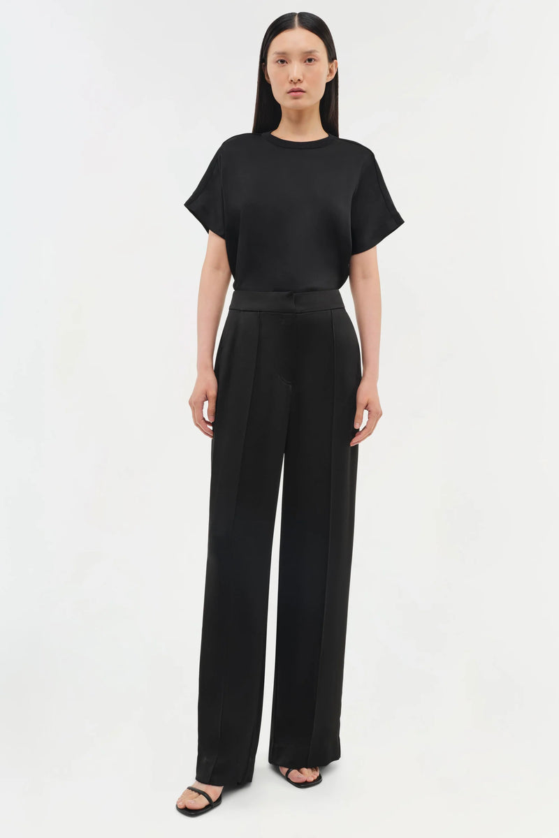 Kyra Wide Leg Pant in Midnight