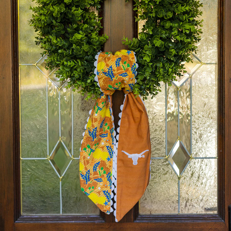 Texas Longhorns Cotton Wreath Scarf