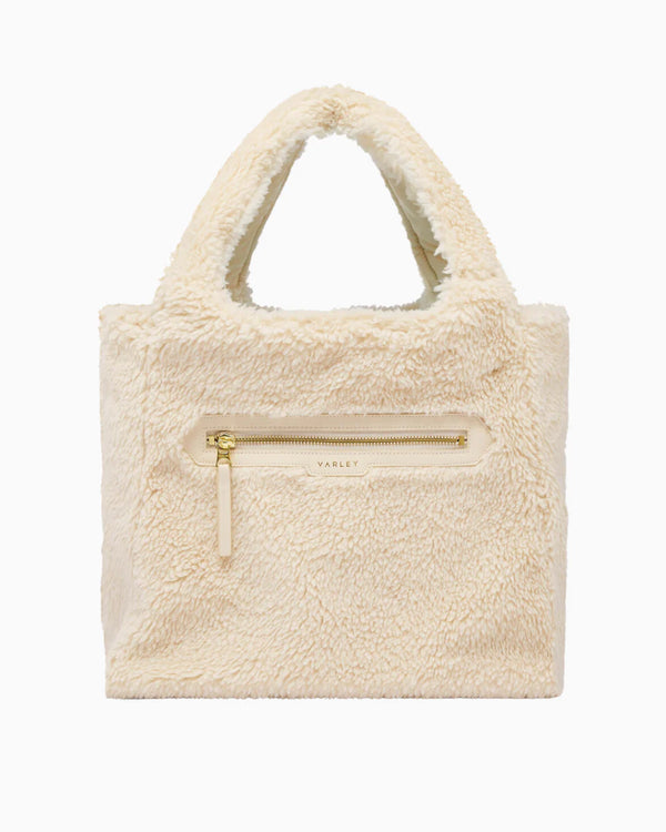 Vail Sherpa Crossbody Tote in Sandshell