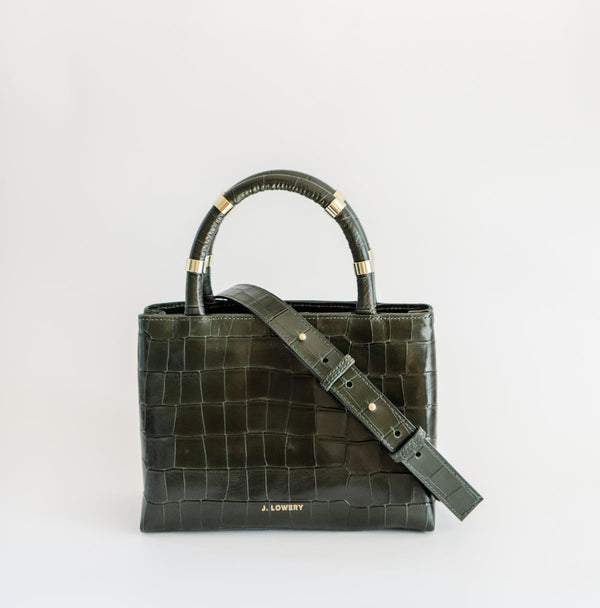 William Tote in Green Croc