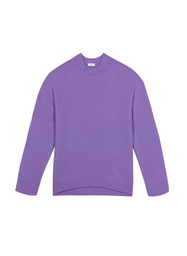 Ayden Sweater in Bright Lilac