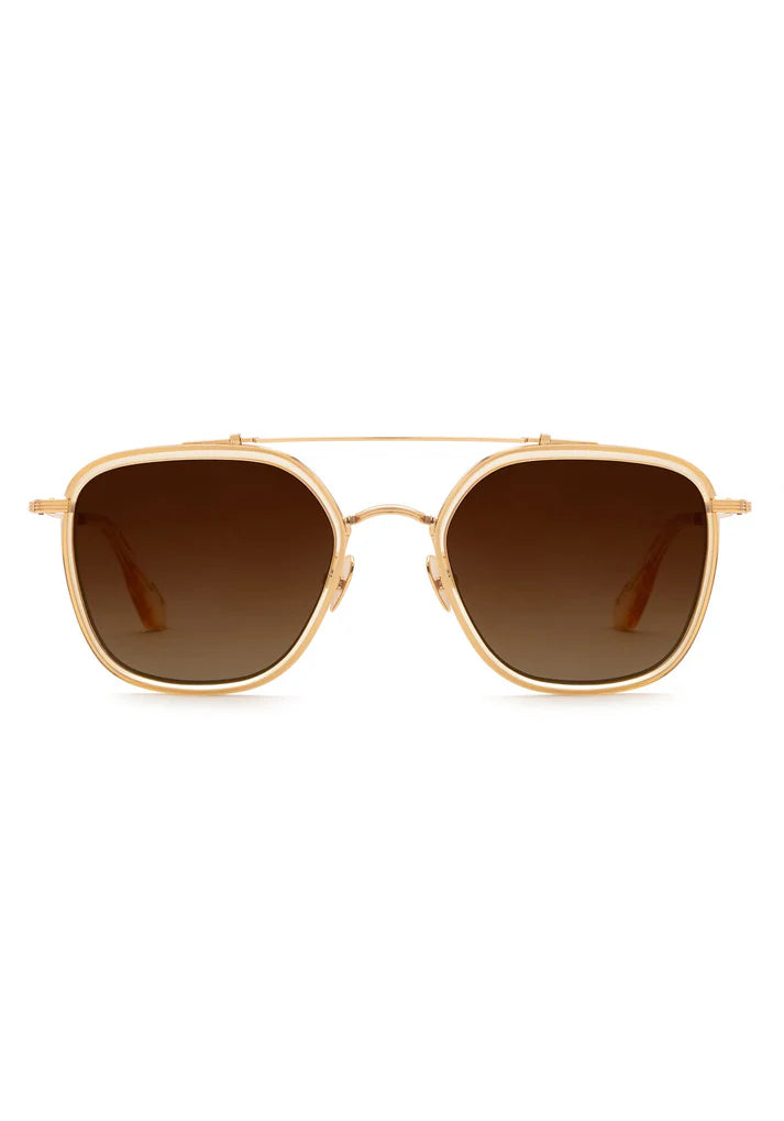 AUSTIN | 18K Titanium + Champagne Polarized