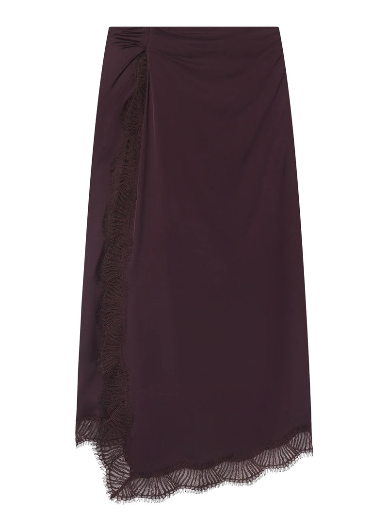 Bella Skirt in Deep Plum