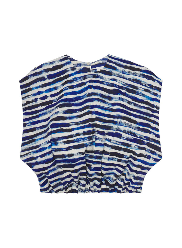 Billie Top in Navy Stripe