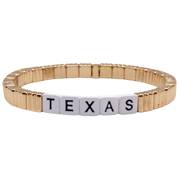 Stackable Texas Gold Line Bracelet