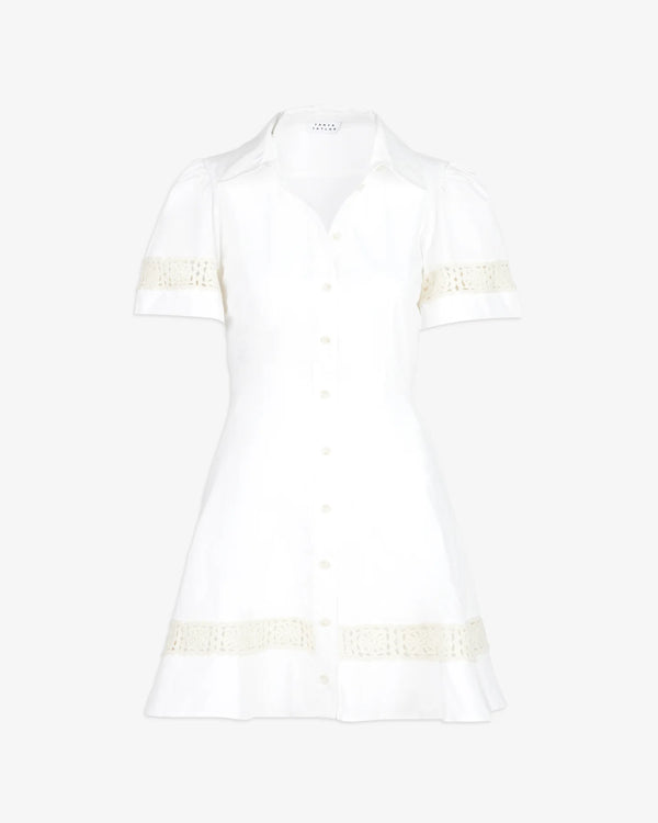 Corinne Dress in Optic White