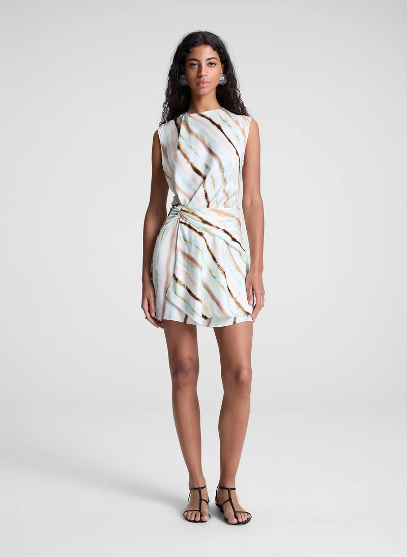 Delia Dress in Mint Multi