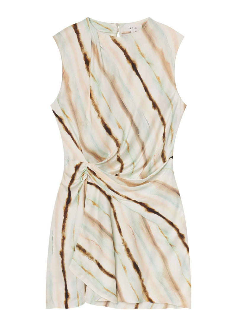 Delia Dress in Mint Multi
