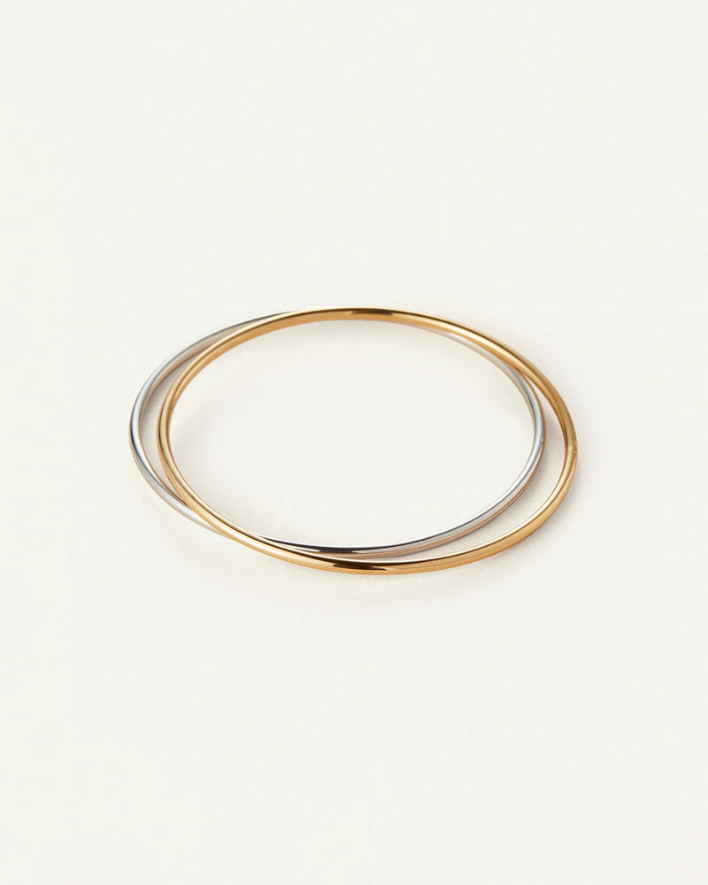 Dane Two-Tone Bangle Set