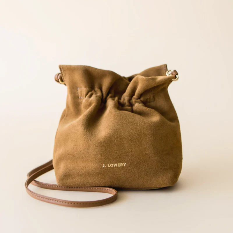 Mini Viviene in Tan Suede