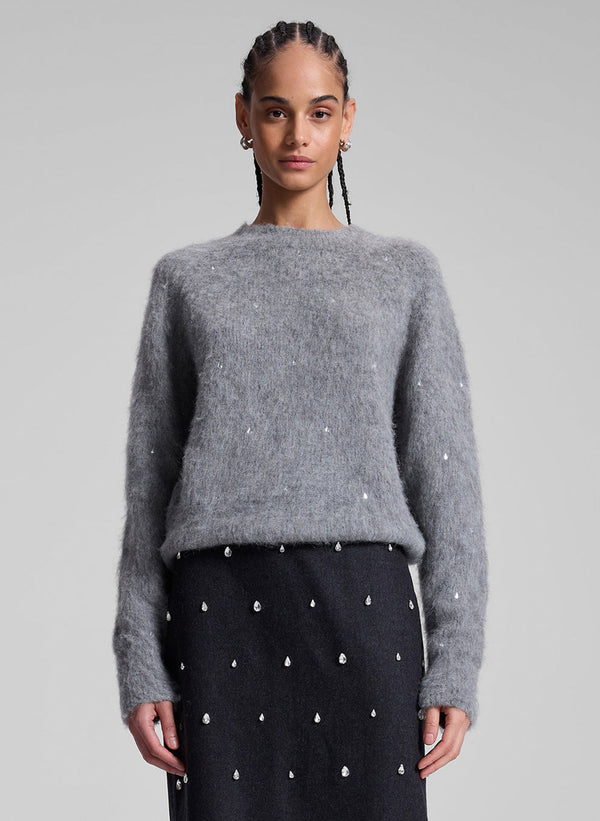 Frankie Sweater in Heather Grey