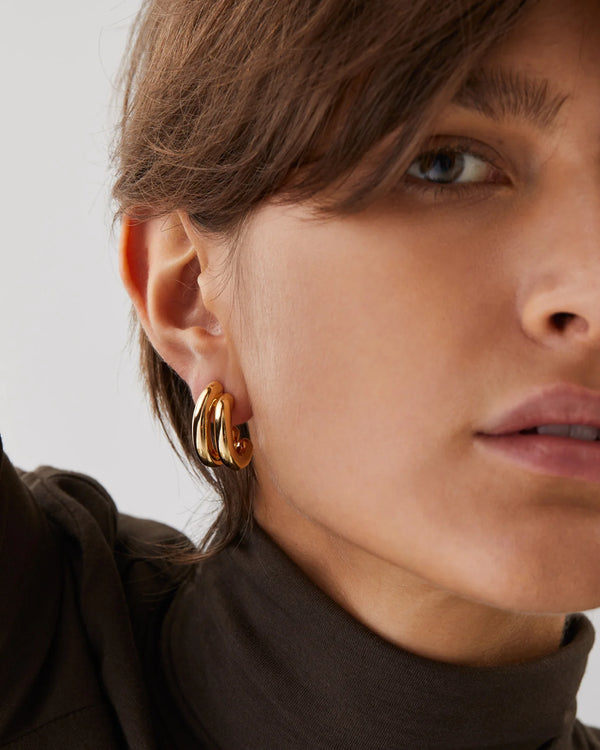 Florence Earrings in Gold