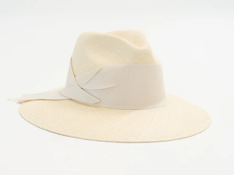 Gardenia Hat in Bone