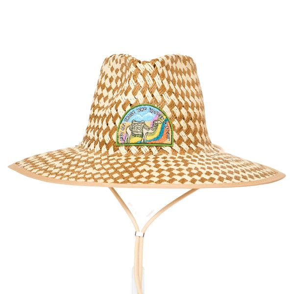Lifeguard Hat in Khaki Strap