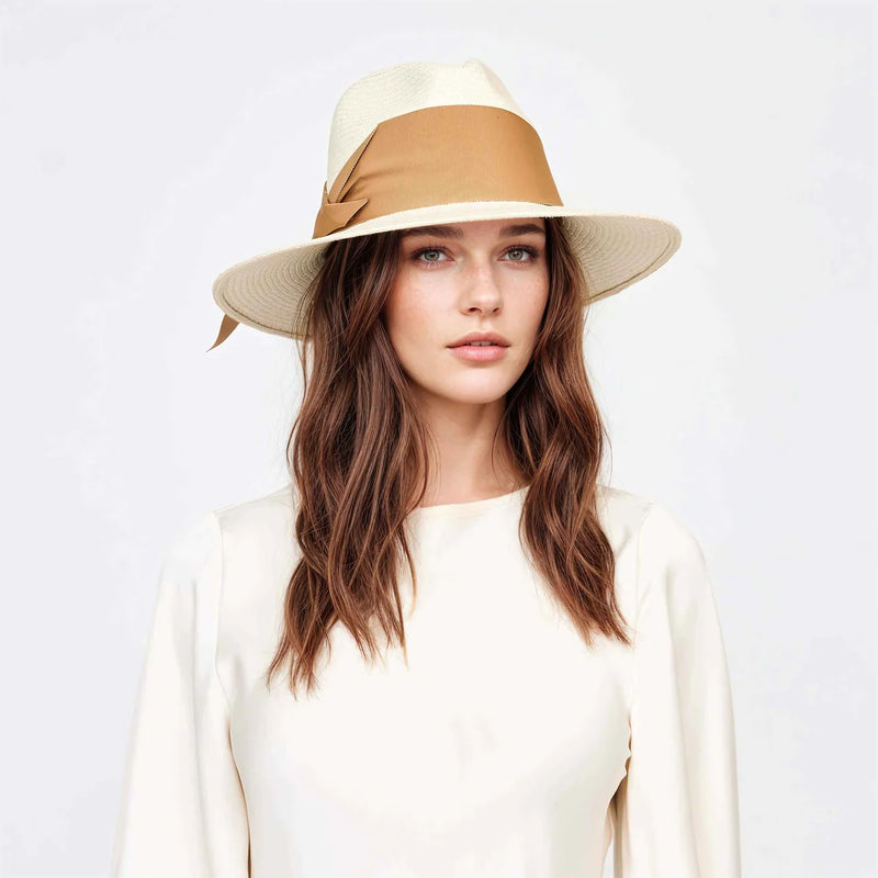 Gardenia Hat in Natural/Tan