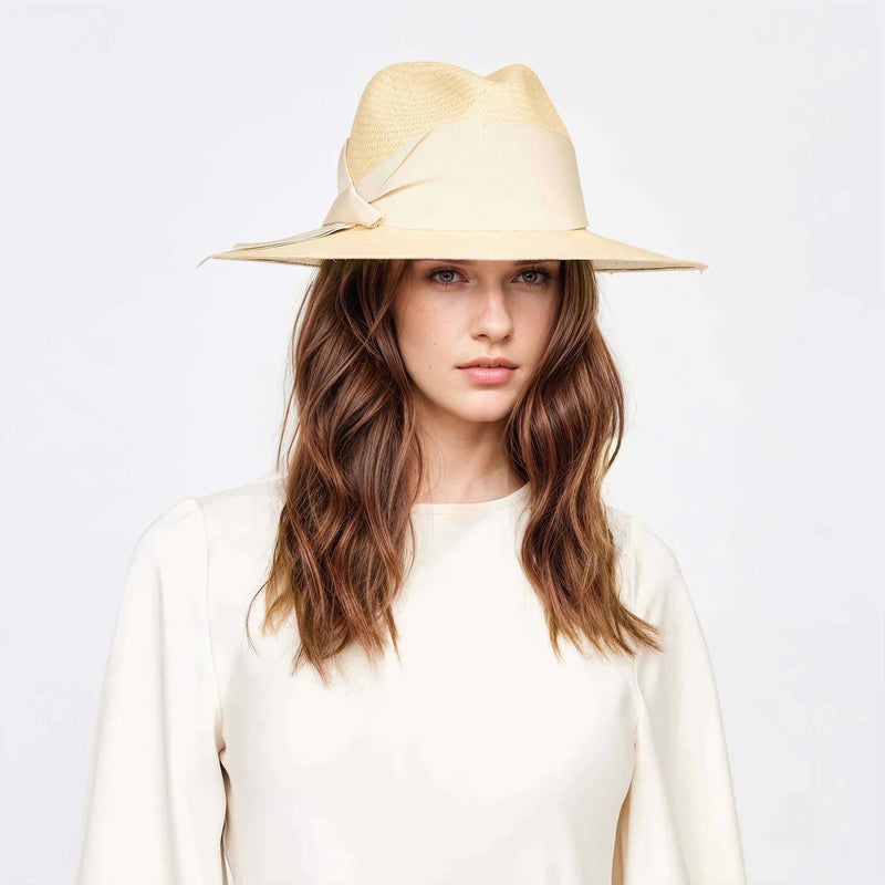 Gardenia Hat in Bone