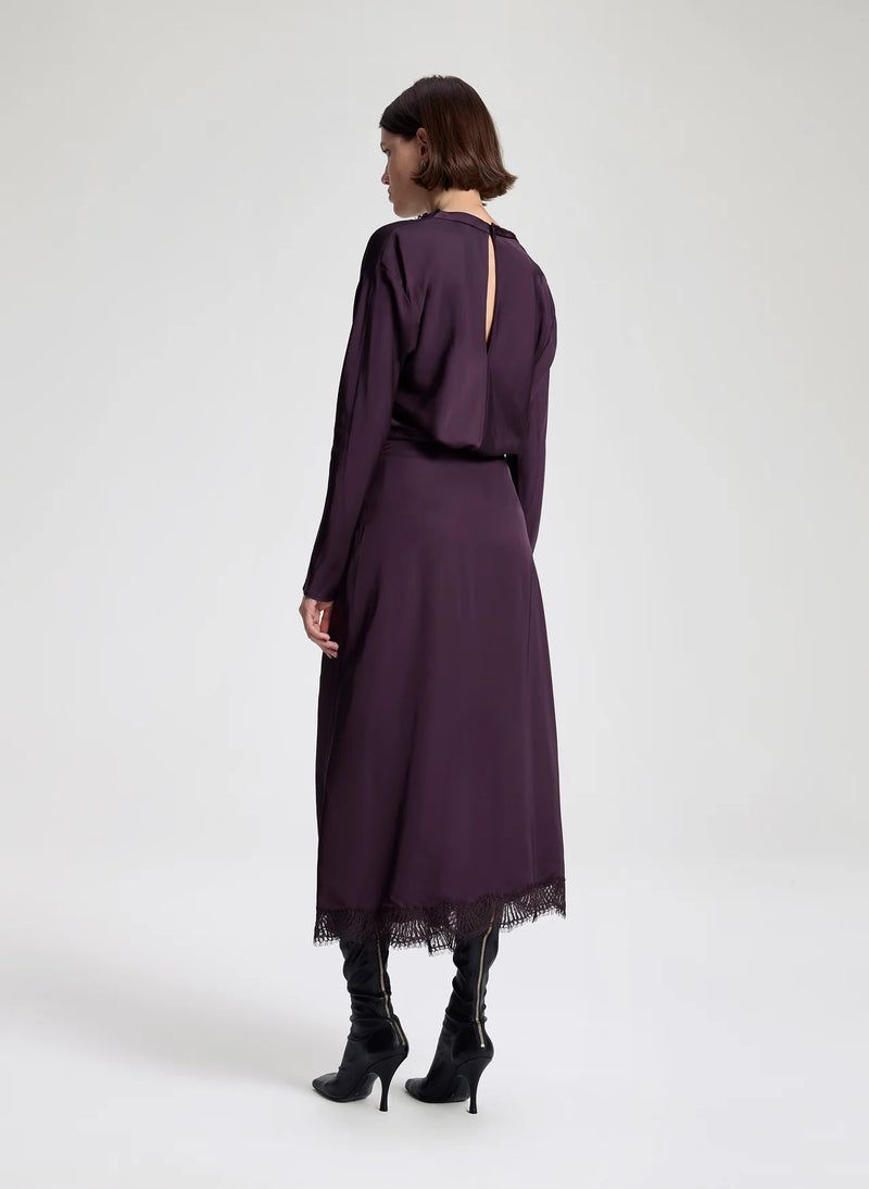 Bella Skirt in Deep Plum