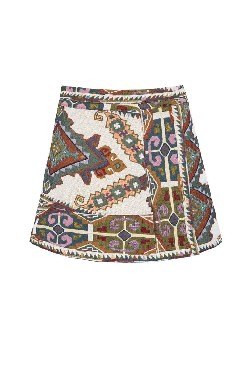 Powell Skirt in Antique Tapestry