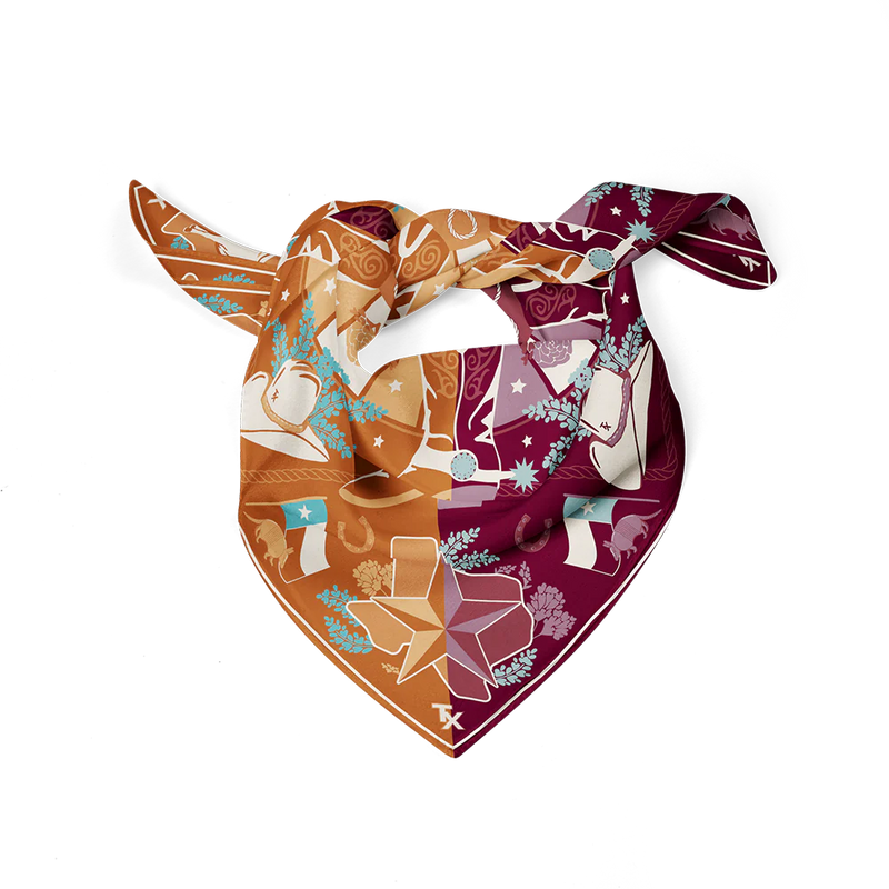 Austin v. College Station House Divided Saturday Scarf