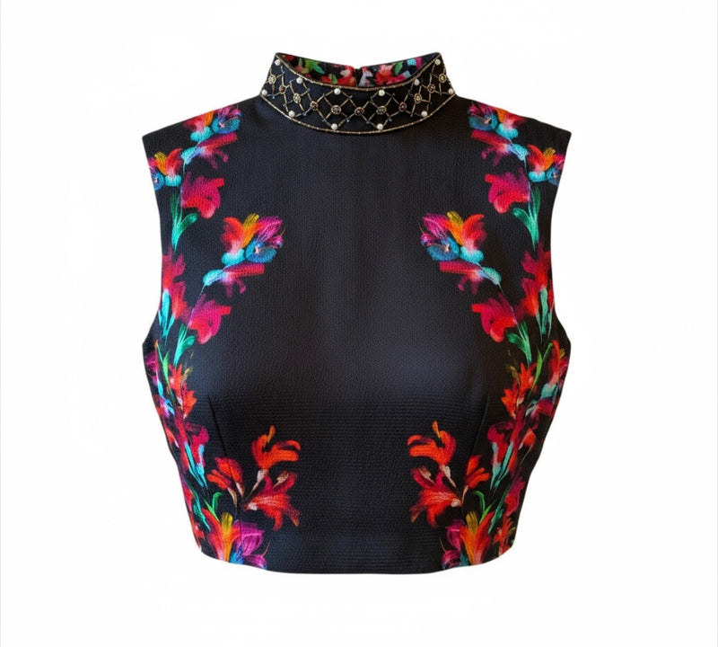 Fae Top in Aquarelle Garland