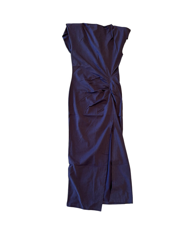 Nadela Dress in Darkplum