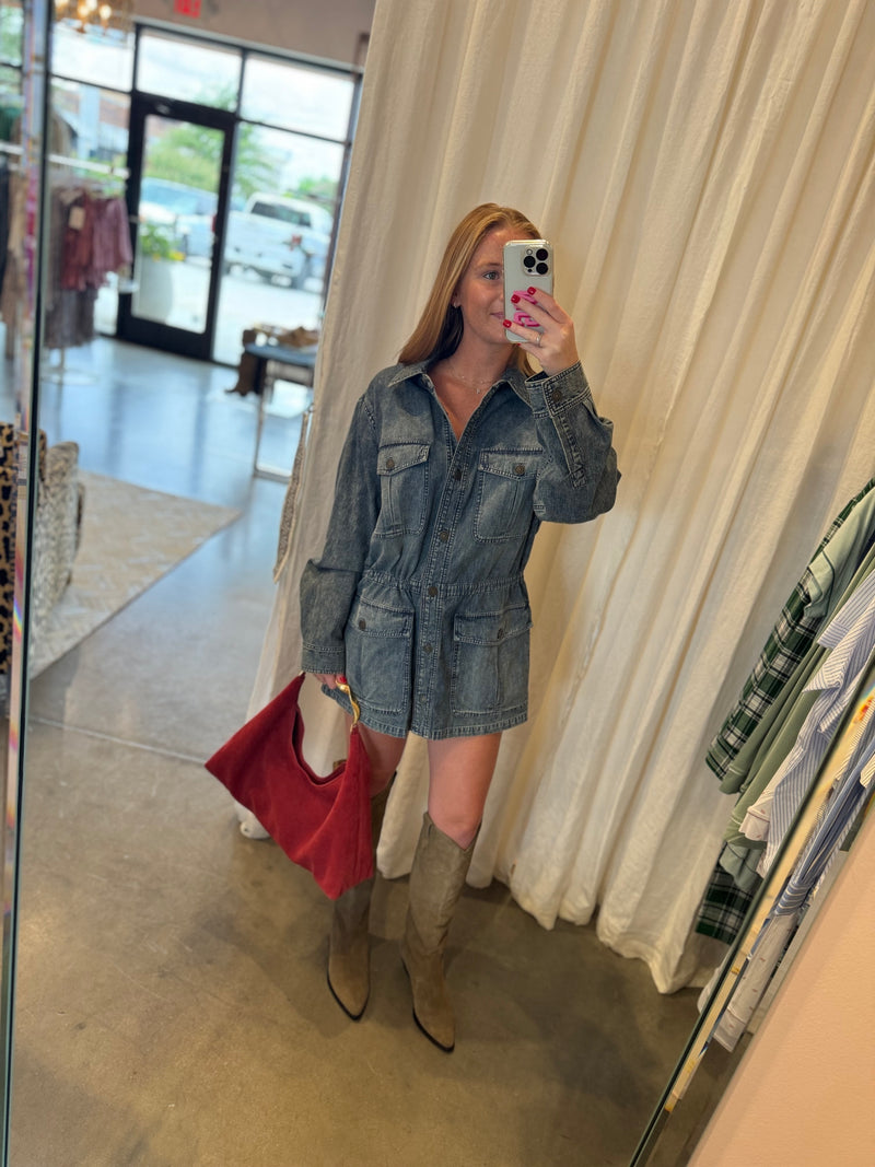 Nossia Jacket in Faded Blue