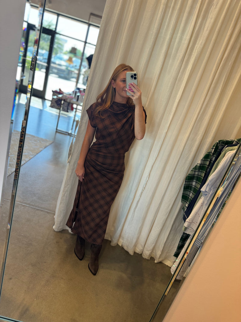 Naerys Dress in Dark Bronze