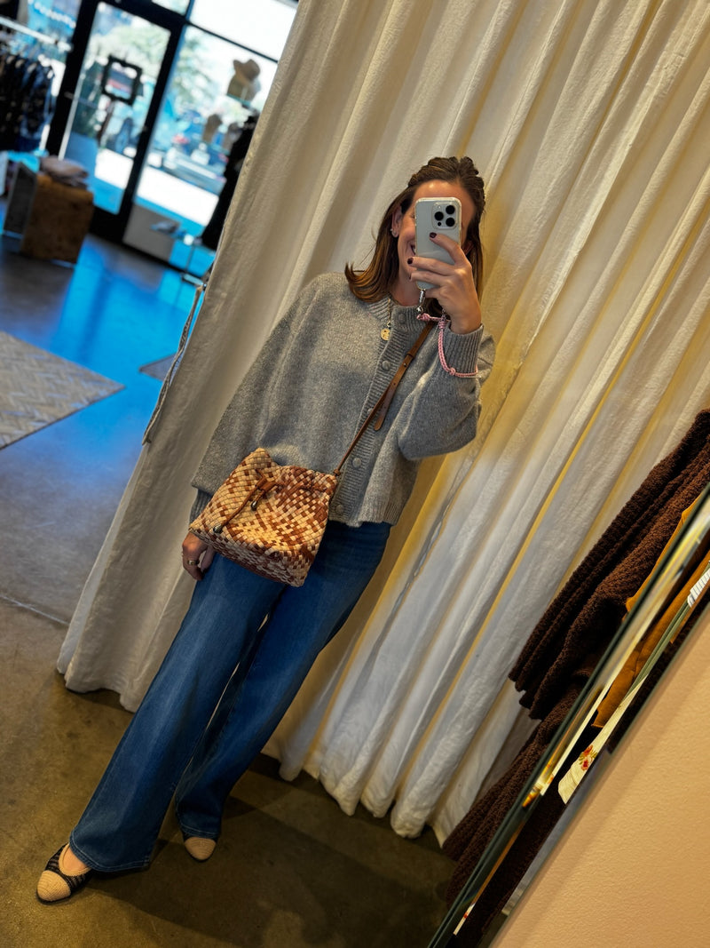 Gramercy Medium Bucket Bag in Feez