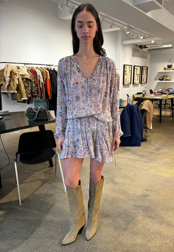 Bess Dress in Ecru