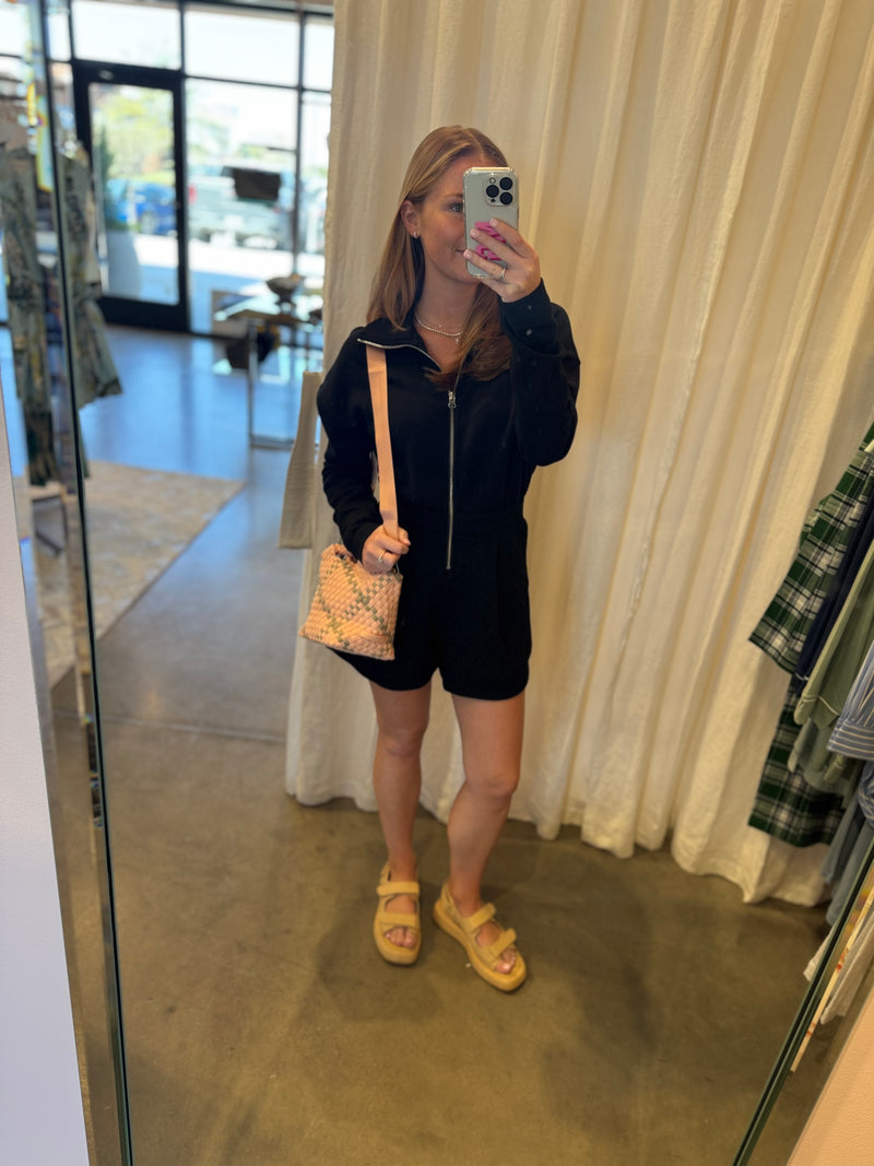Annika Playsuit in Black