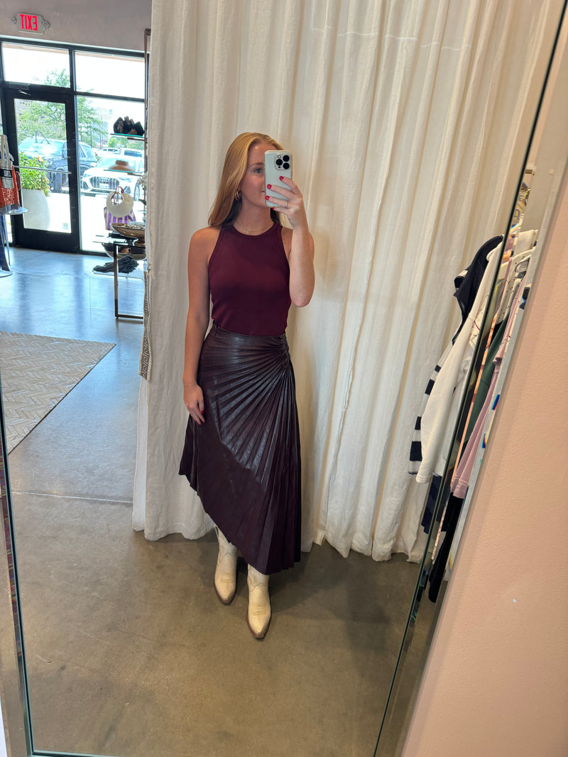 Tracy Skirt in Cordovan