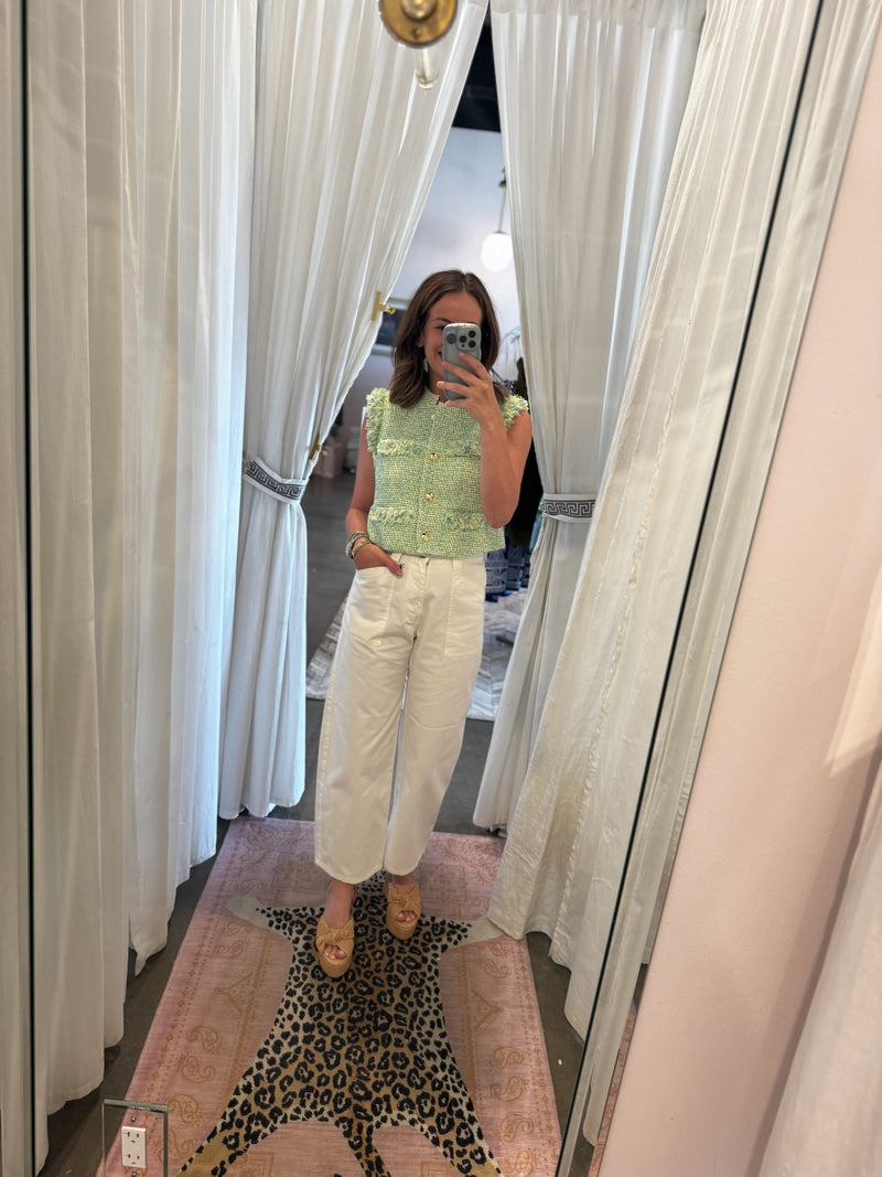 MV Malba Gusset Cargo Pants in White
